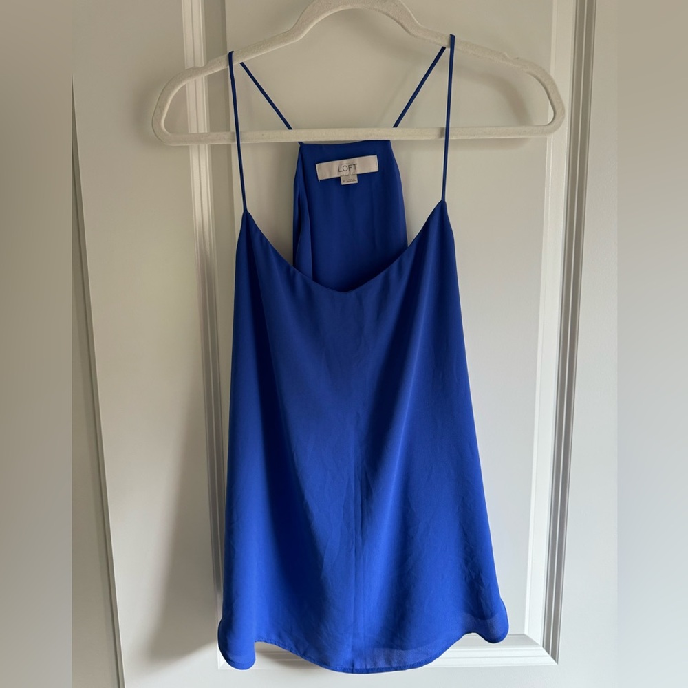 LOFT Blue Camisole Top